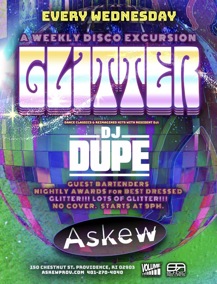 Mar 29th - Glitter: Disco Night at Askew!!                